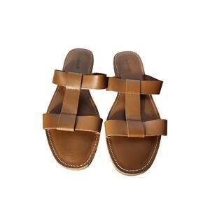 Women's size 11 Madewell Boardwalk Rhea T strap slides